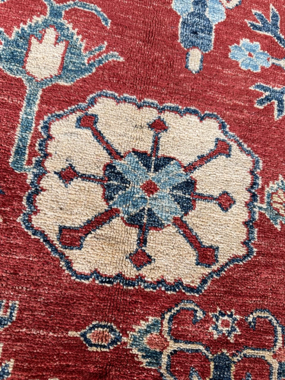 Dywan Ziegler, czerwony, wełna, Pakistan - 172729