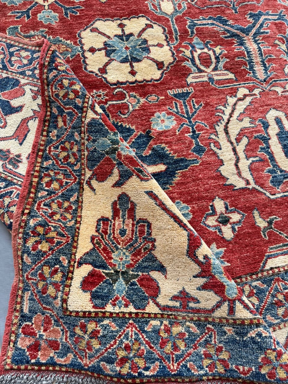 Dywan Ziegler, czerwony, wełna, Pakistan - 172721