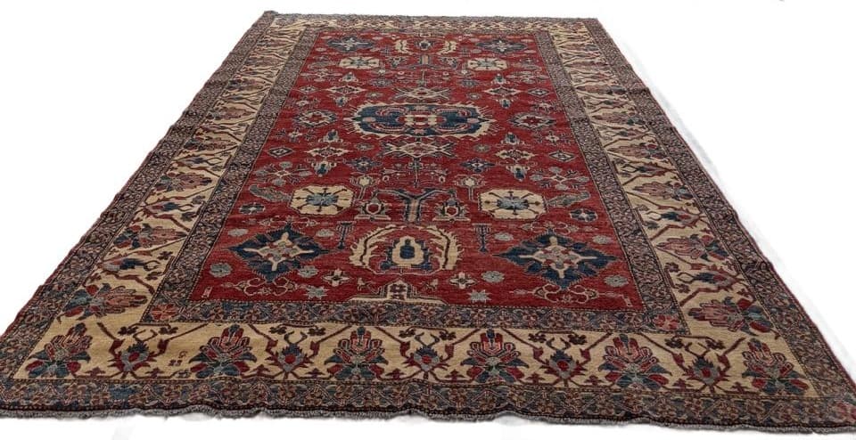 Dywan Ziegler, czerwony, wełna, Pakistan