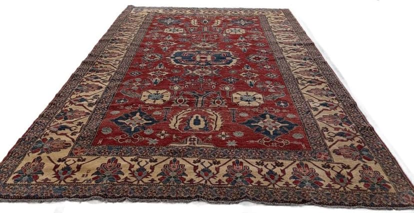 Dywan Ziegler, czerwony, wełna, Pakistan