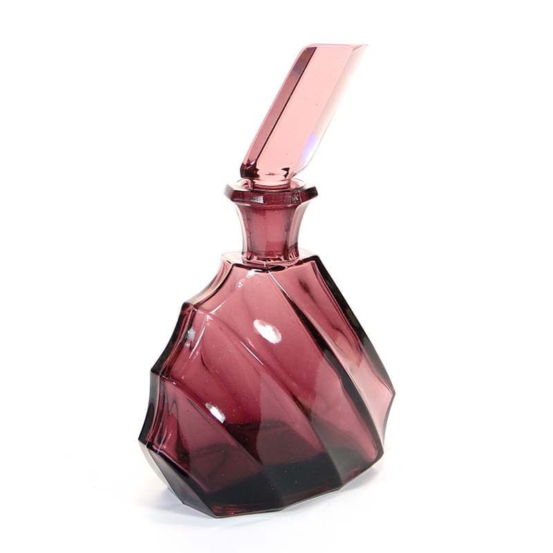 Decanter Art Deco, violet glass, Czech Republic, 1930s - 172987