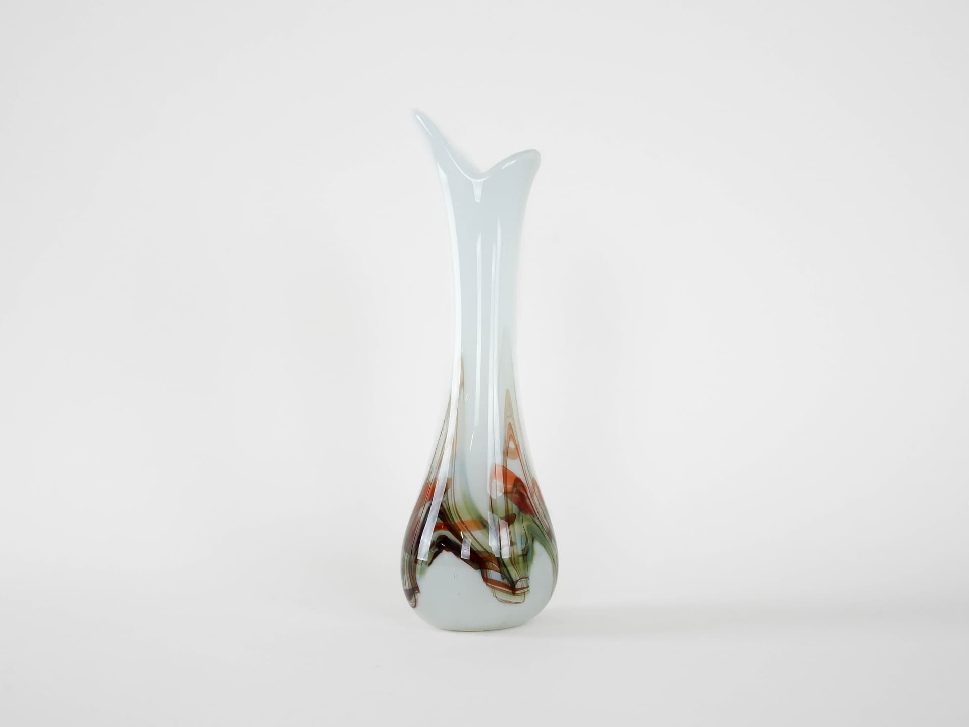 Wazon, multicolor, szkło dmuchane, Dania, lata 70. - 172992