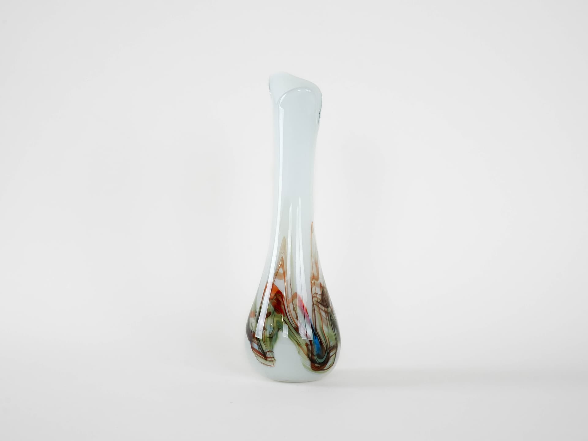 Wazon, multicolor, szkło dmuchane, Dania, lata 70. - 172991