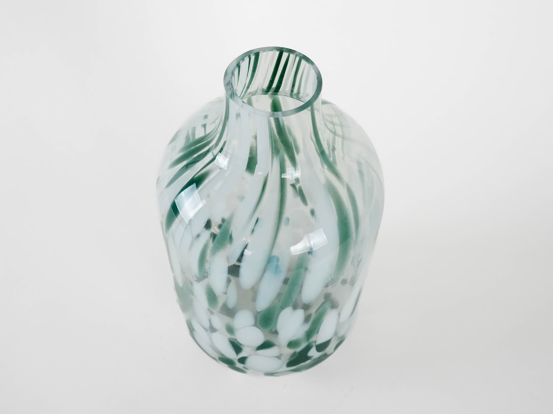 Wazon, szkło transparent, Dania, lata 70. - 173001