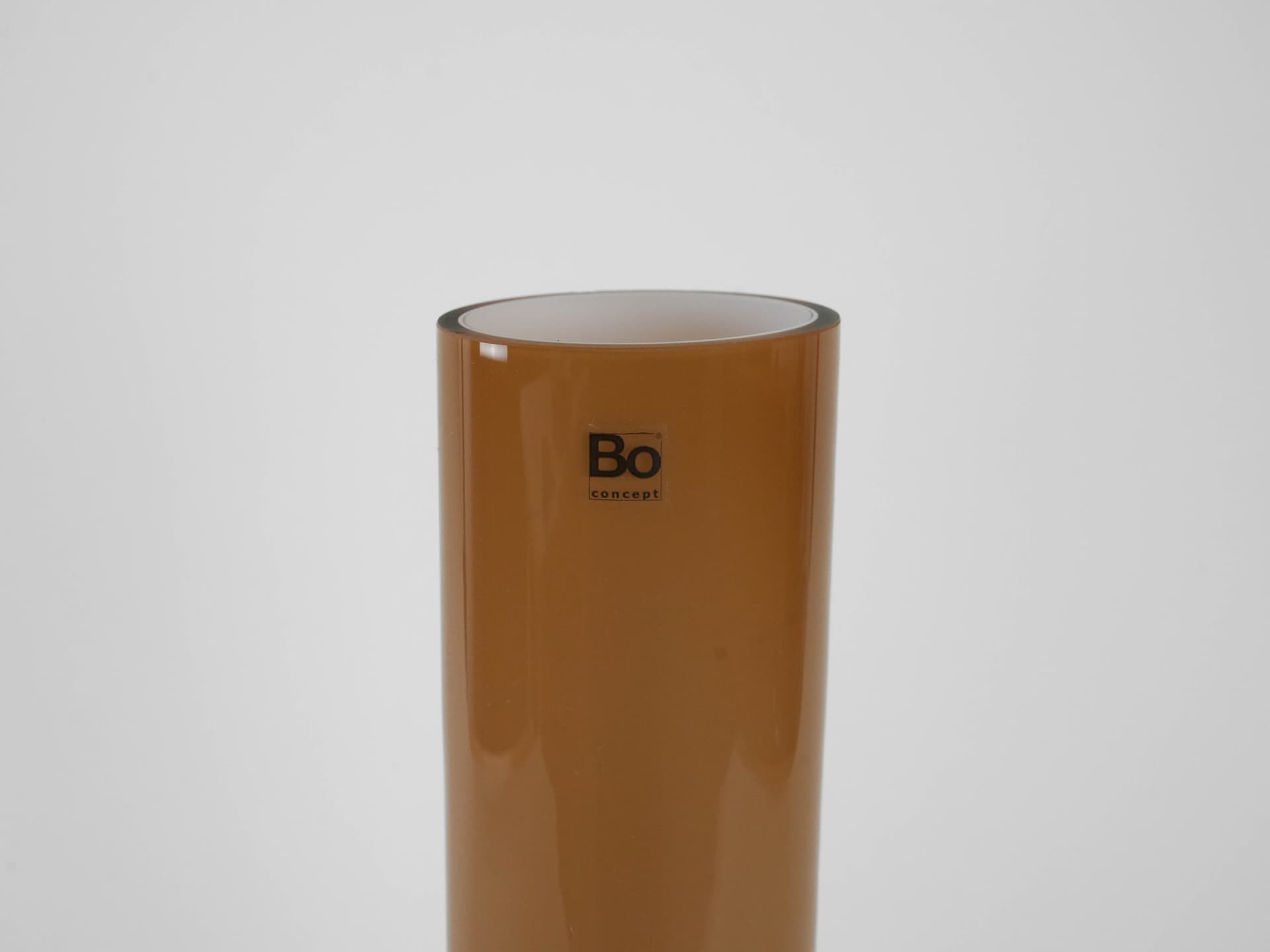 Wazon, szkło brązowy, Dania, lata 80. - 173041