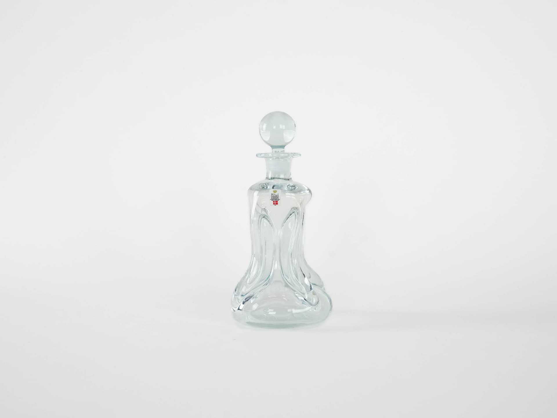 Decanter Kluk, transparent glass, Holmegaard, Denmark, 1970s. - 173064
