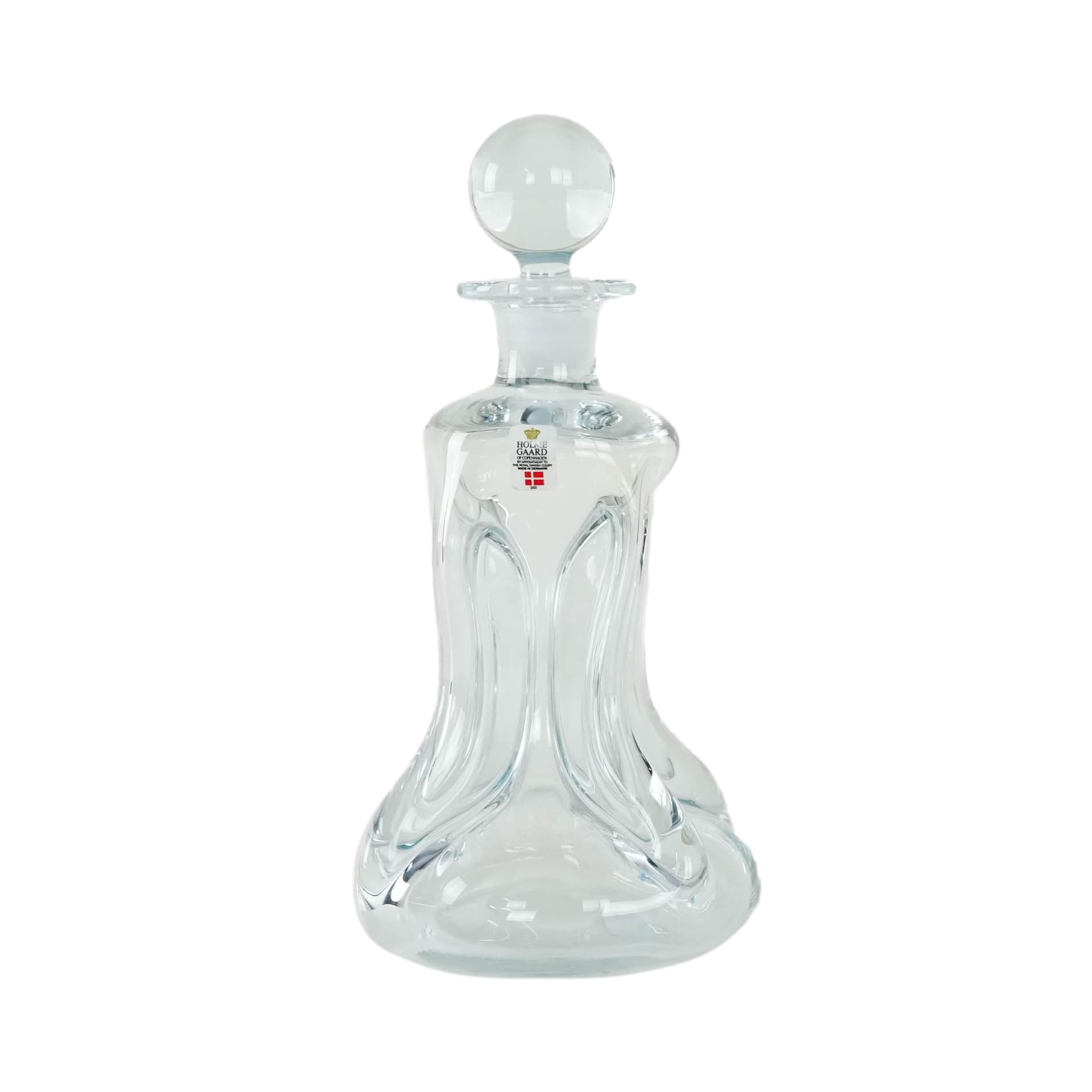 Decanter Kluk, transparent glass, Holmegaard, Denmark, 1970s. - 173060