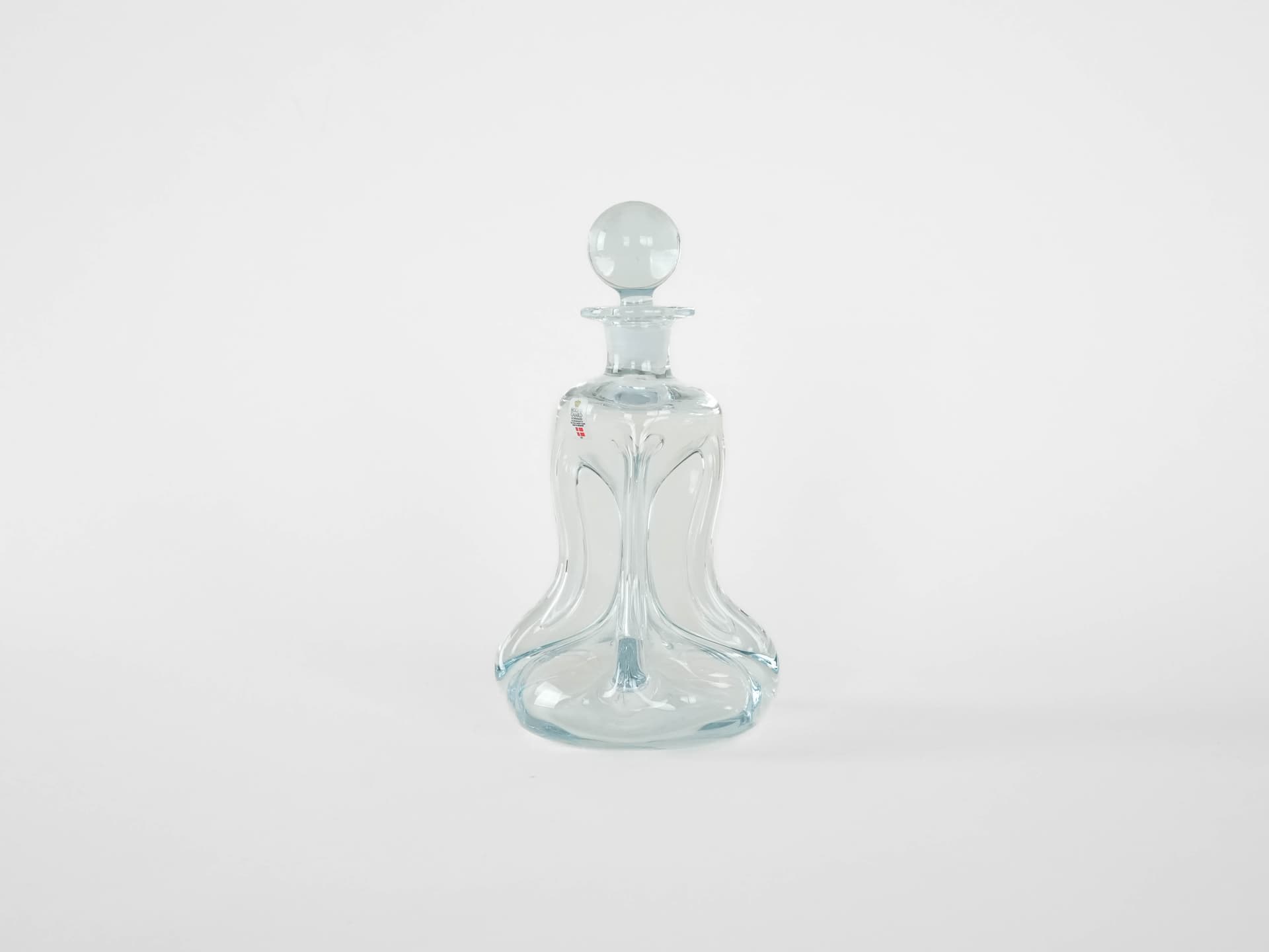 Decanter Kluk, transparent glass, Holmegaard, Denmark, 1970s. - 173062