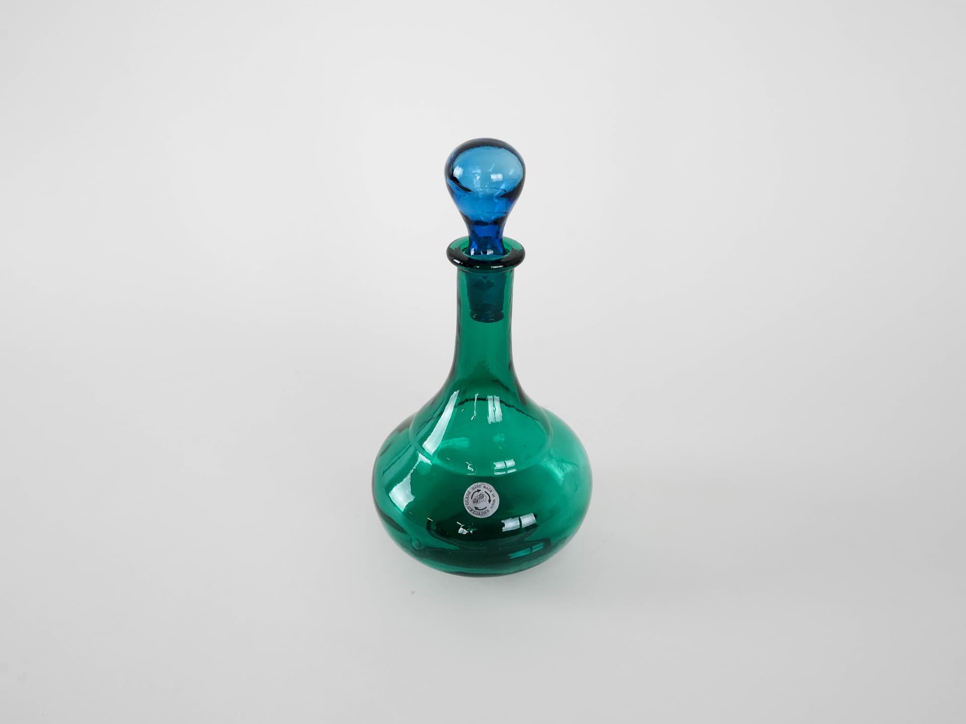 Karafka postmodernistyczna, multikolor, szkło, Hiszpania, lata 90. - 173068