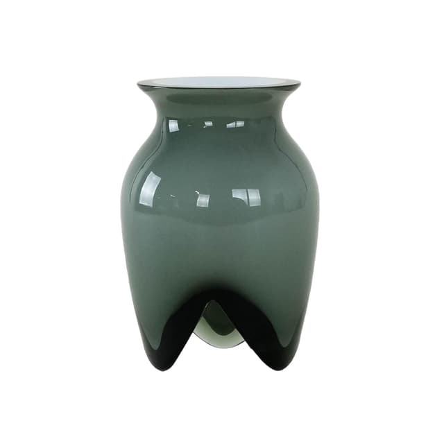 Wazon, dymnoszary, szkło, proj. L. Utzon, Rosendahl, Dania, XXI w. - WYMIARY