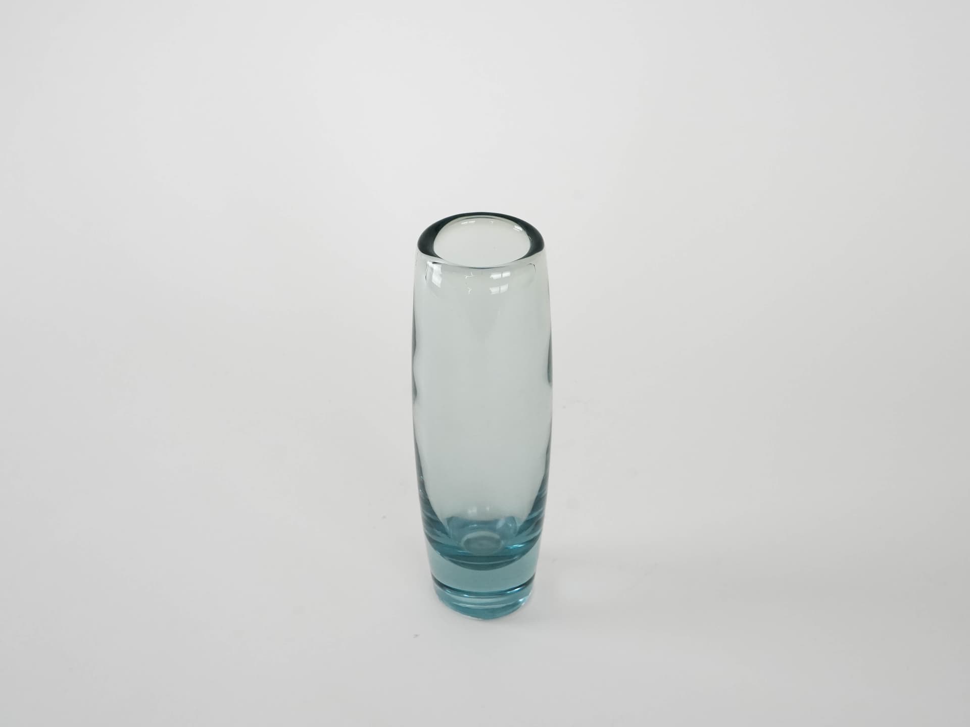 Wazon, przezroczysty szkło, proj. P. Lütken, Holmegaard, Dania, lata 50. - 173097