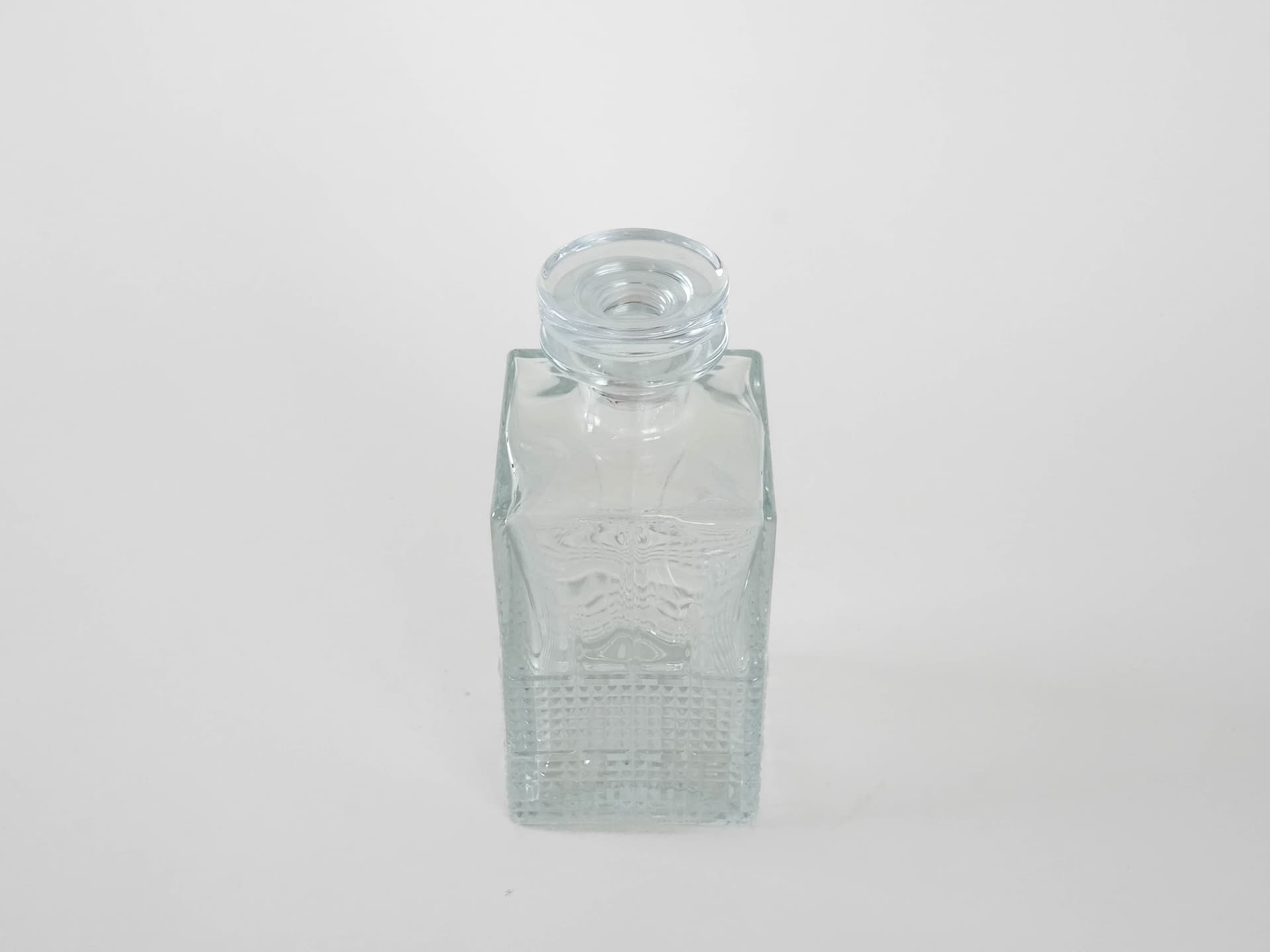 Decanter, transparent glass, Denmark, 1970s - 173109