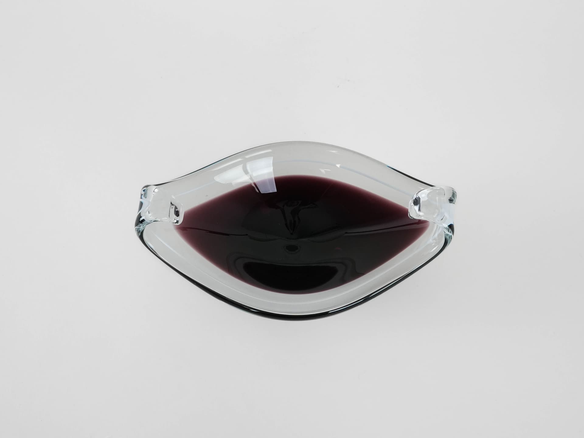 Centerpiece, Murano, black glass, Italy, 1950s. - 173114