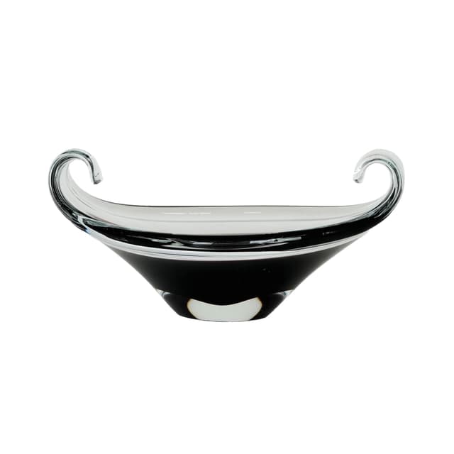 Centerpiece, Murano, black glass, Italy, 1950s. - DIMENSION