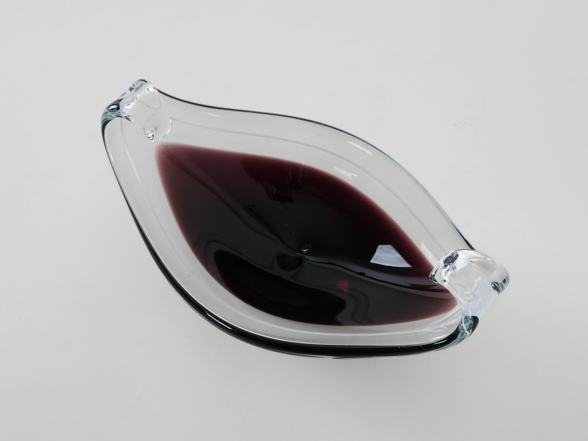 Centerpiece, Murano, black glass, Italy, 1950s. - 173115