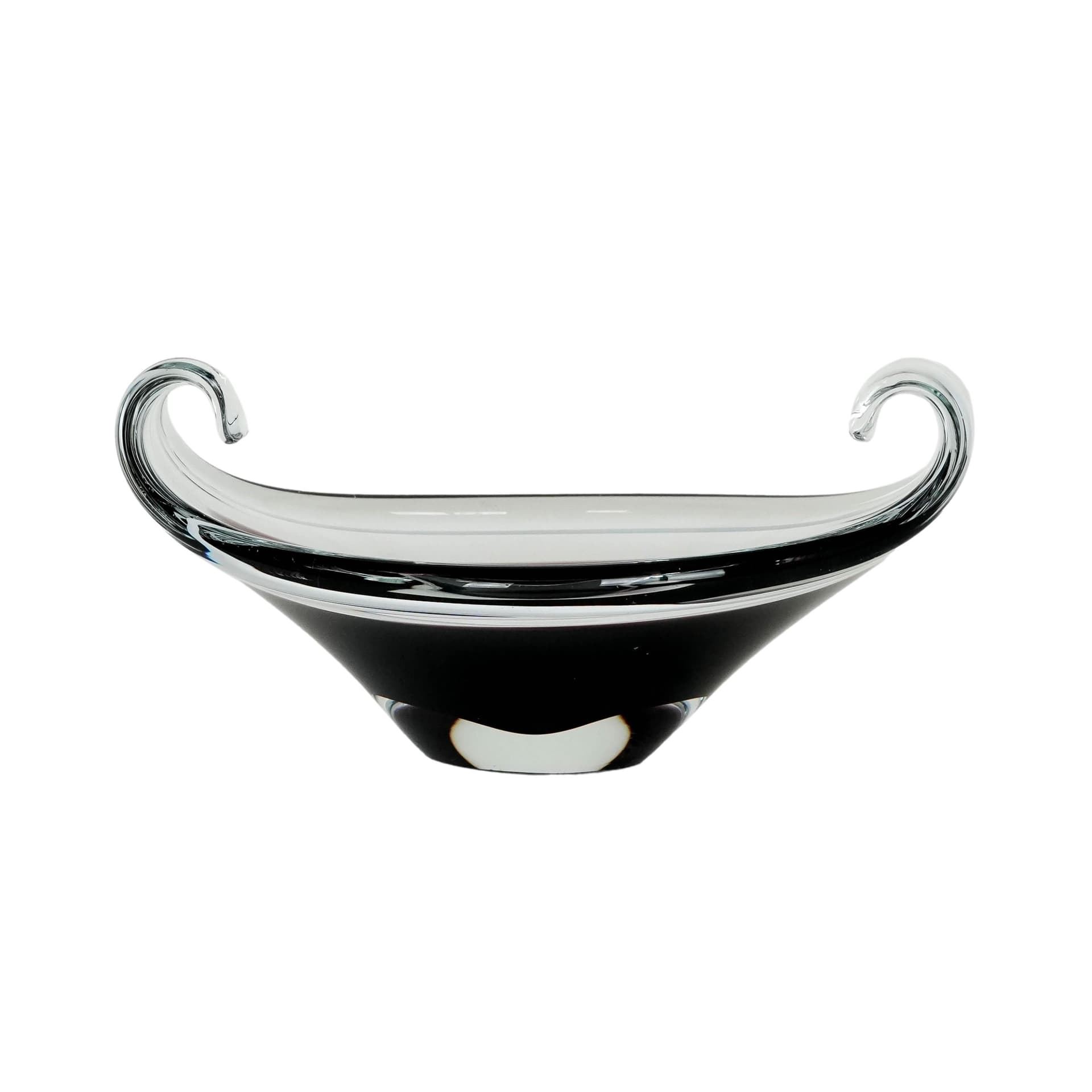 Centerpiece, Murano, black glass, Italy, 1950s. - 173111