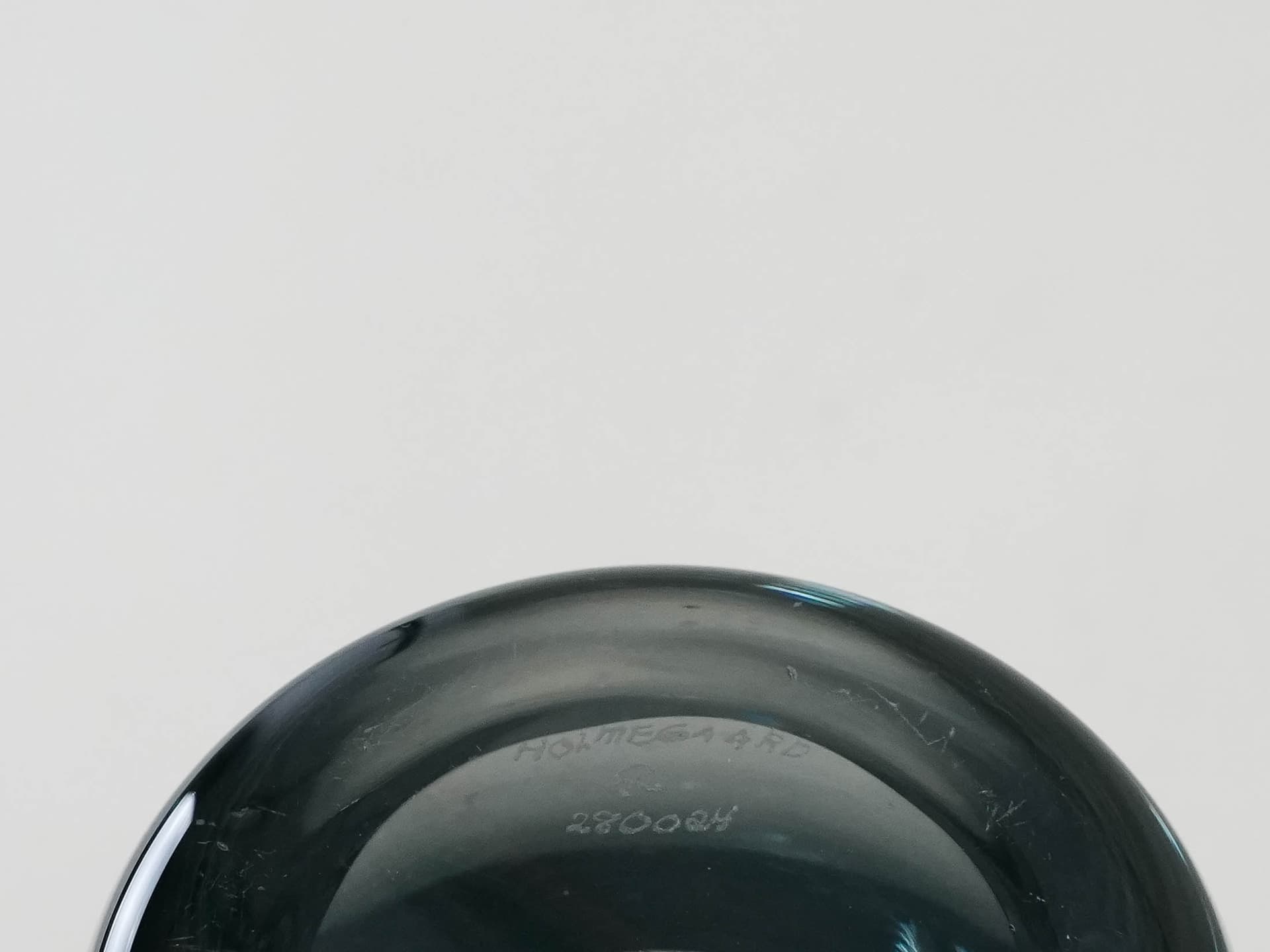 Wazon cylindryczny, transparentny, szkło, Holmegaard, Dania, lata 70. - 173121