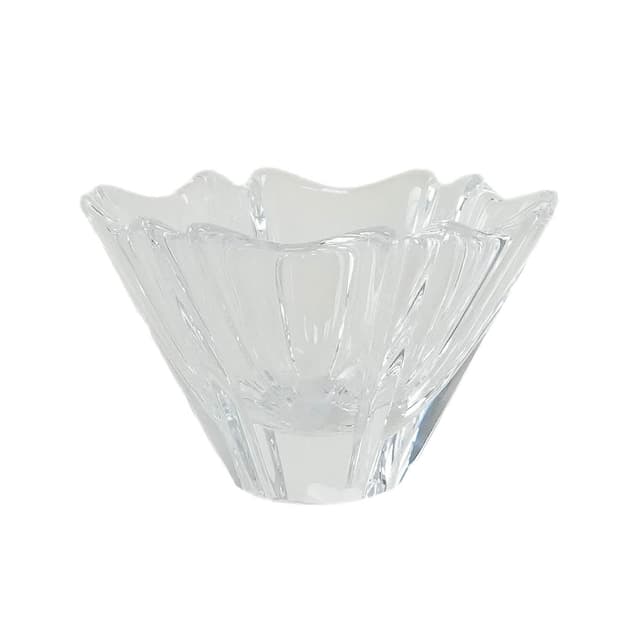 Bowl Orion, transparent crystal, Orrefors, Sweden, 1970s. - DIMENSION