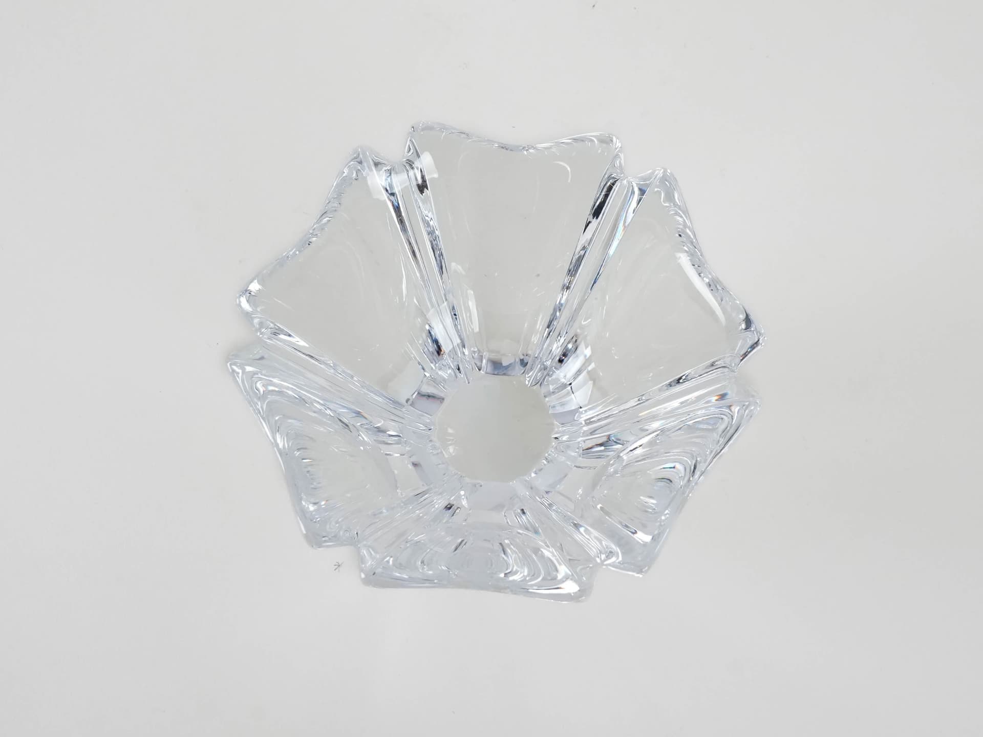 Bowl Orion, transparent crystal, Orrefors, Sweden, 1970s. - 173142