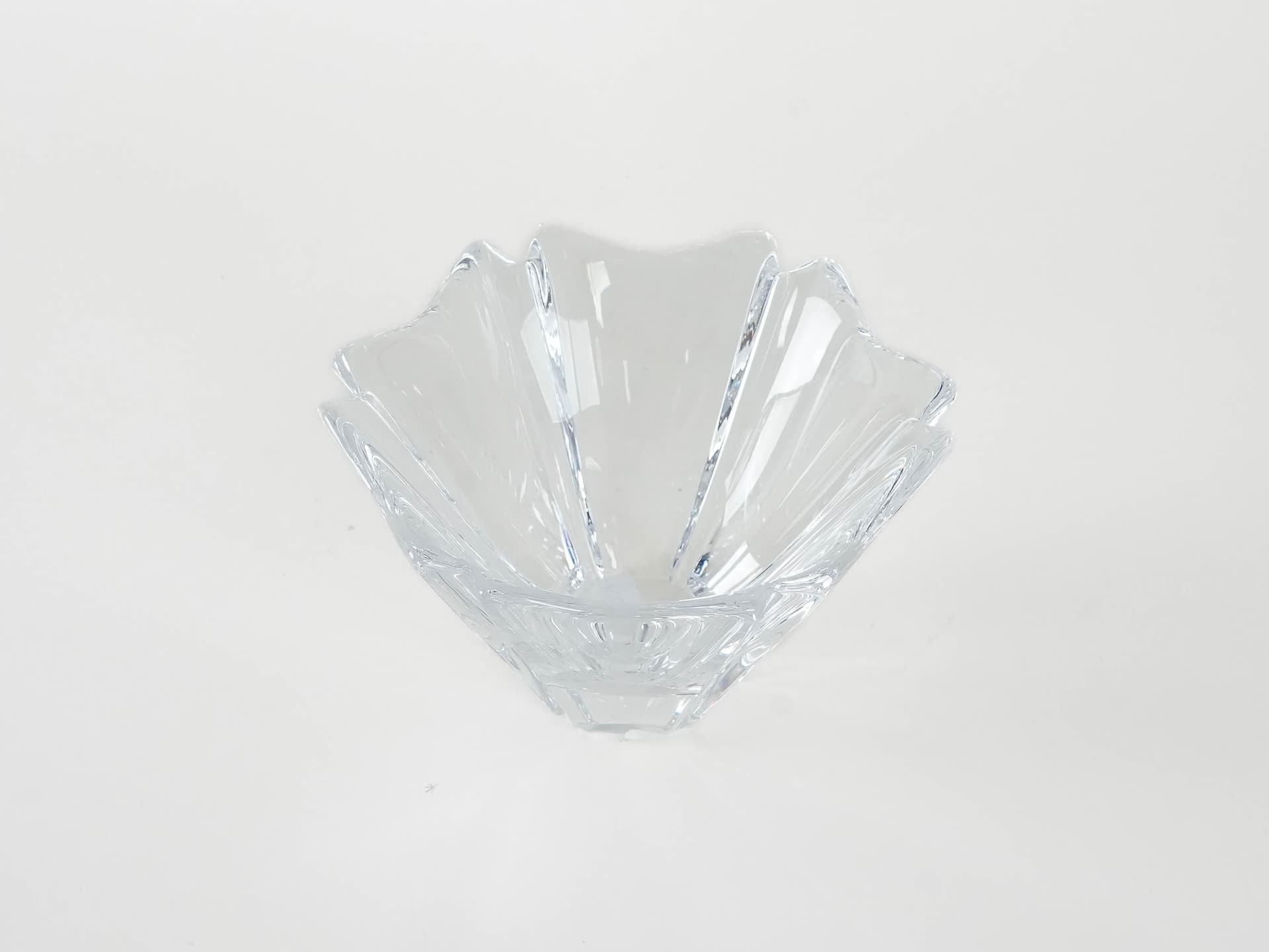 Bowl Orion, transparent crystal, Orrefors, Sweden, 1970s. - 173141