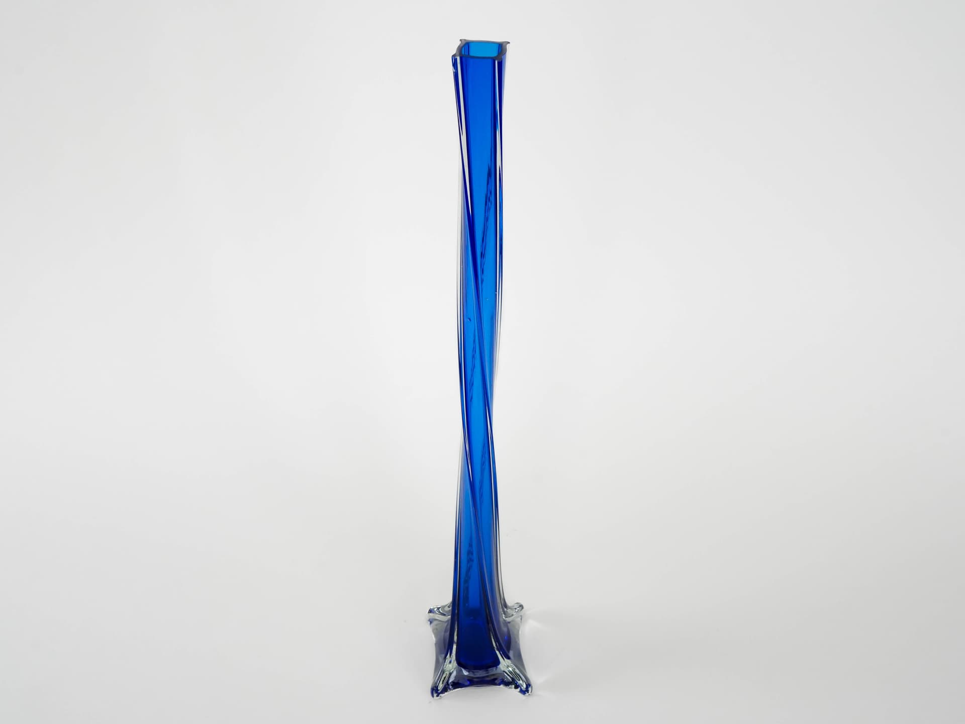 Vase, cobalt blue glass, Denmark, 1970s. - 173165