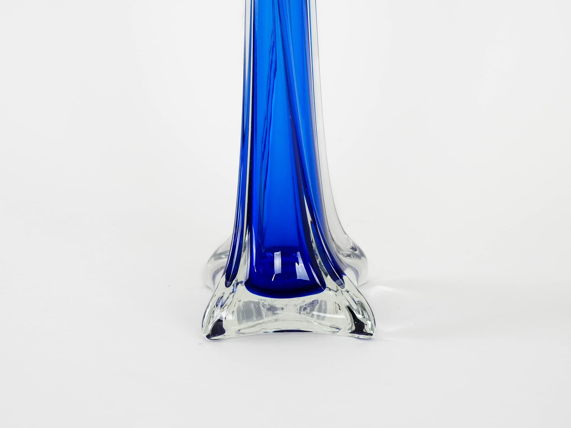 Vase, cobalt blue glass, Denmark, 1970s. - 173166