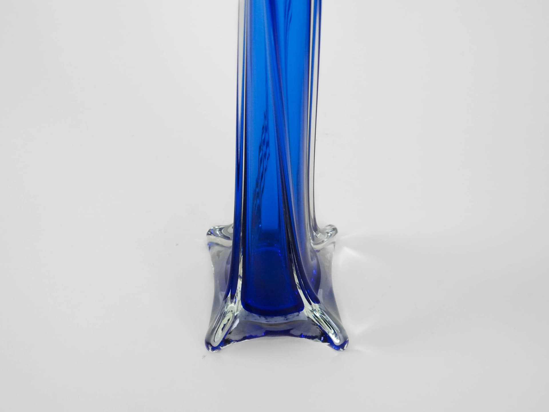 Vase, cobalt blue glass, Denmark, 1970s. - 173167