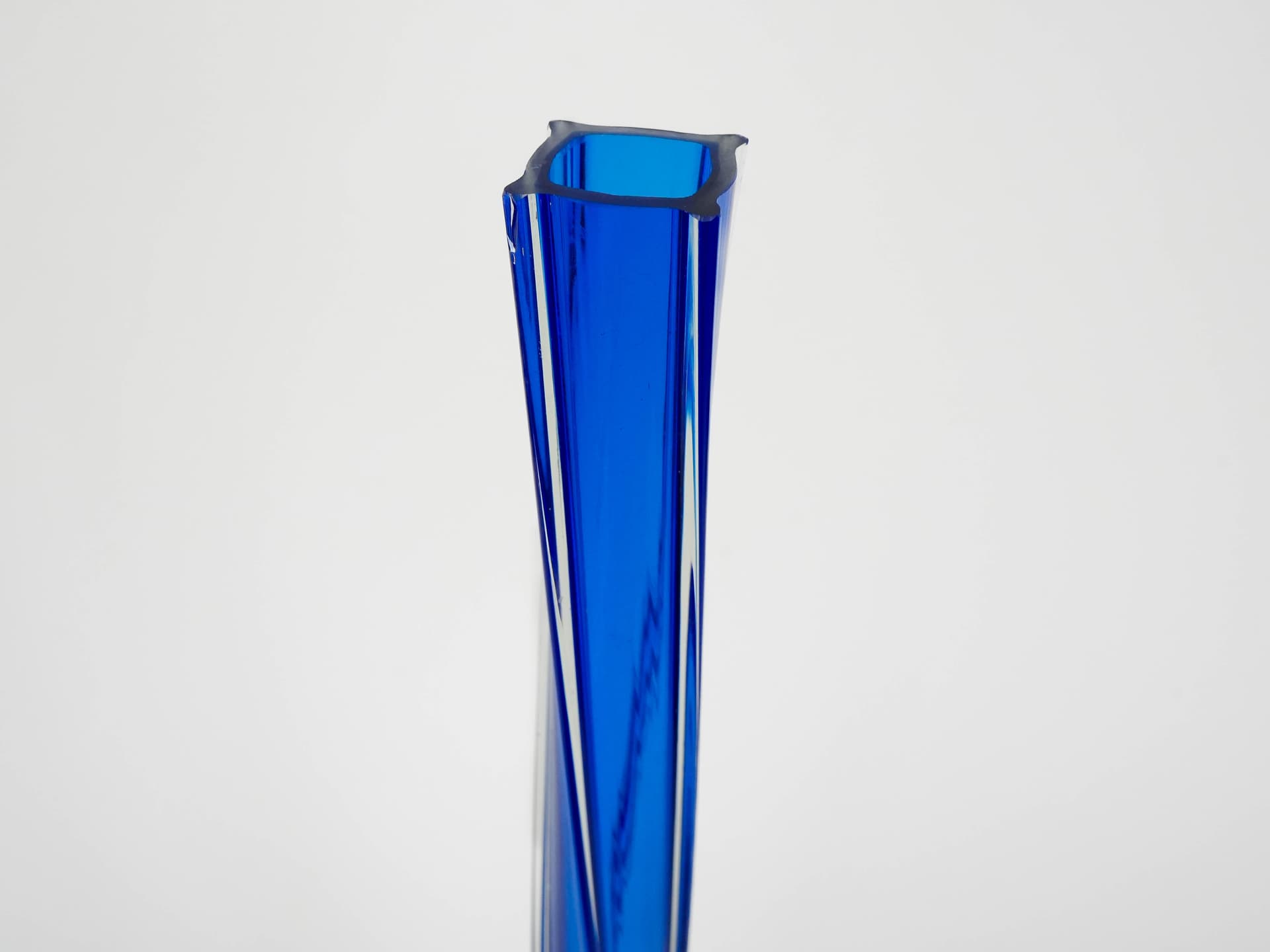 Vase, cobalt blue glass, Denmark, 1970s. - 173164