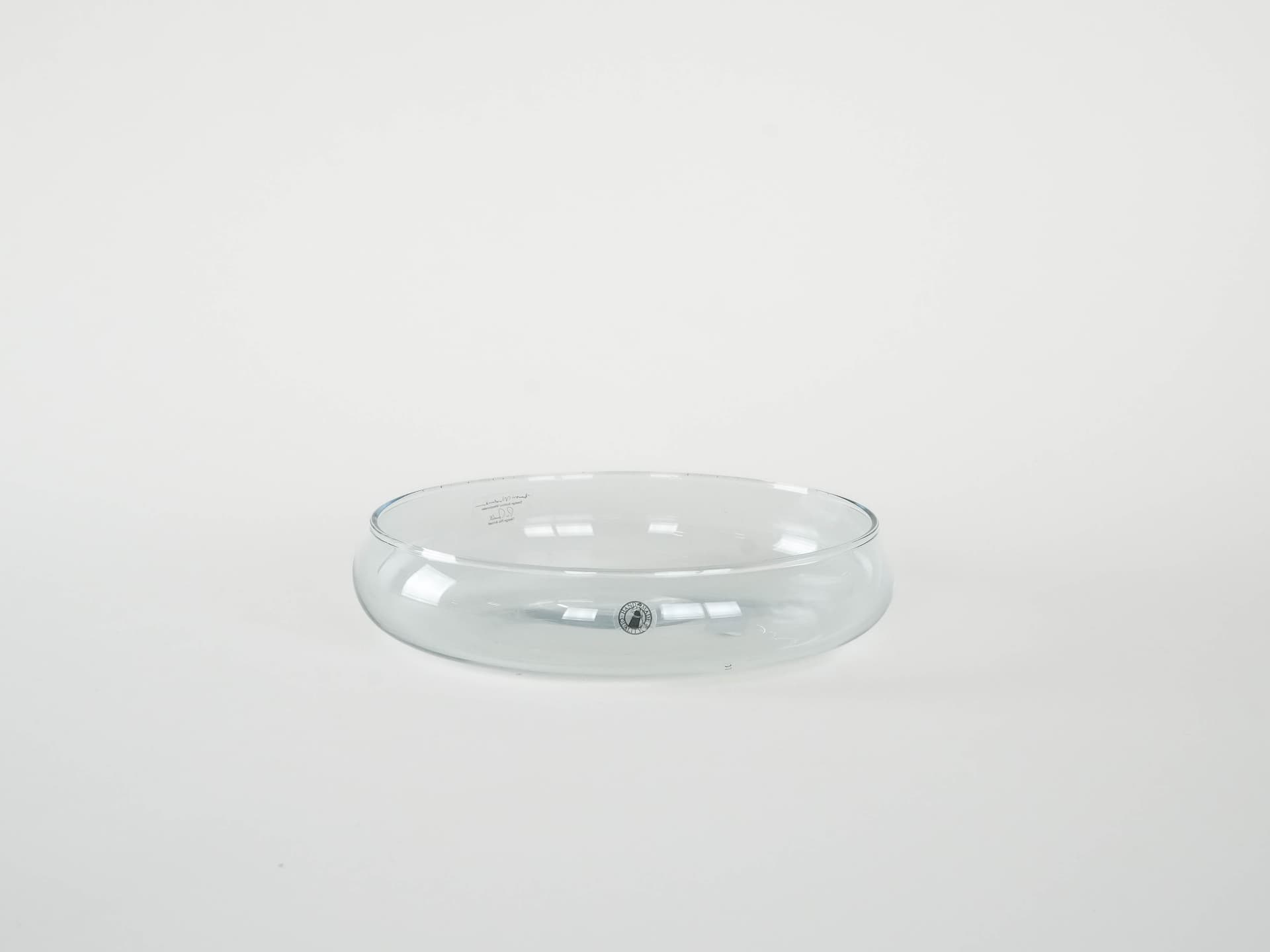 Bowl, transparent glass, Ikea, Sweden, 1980s. - 173171