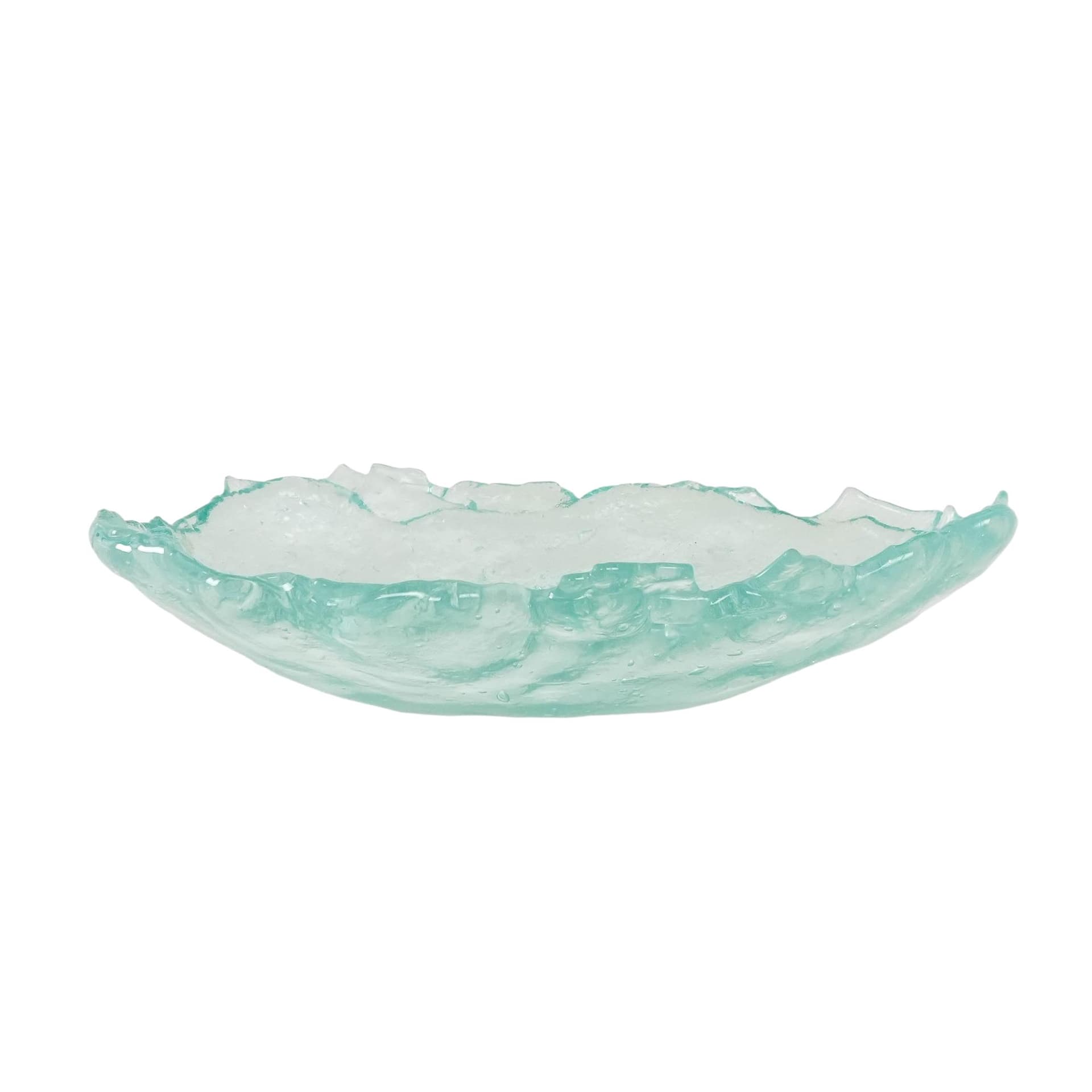 Centerpiece, transparent glass, Denmark, 1970s. - 174439