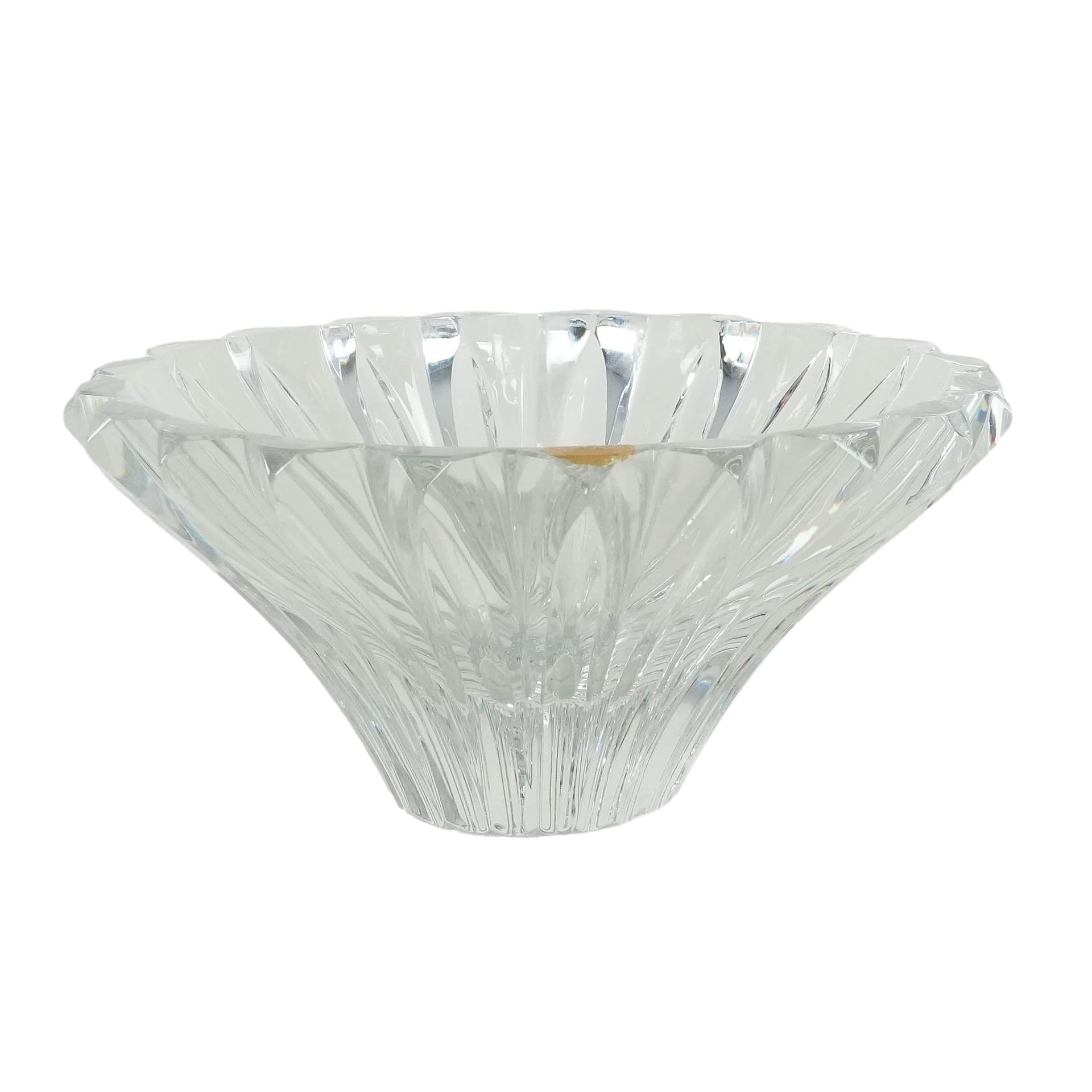 Bowl, transparent glass, Riihimäen Lasi, Finland, 1970s. - 173208