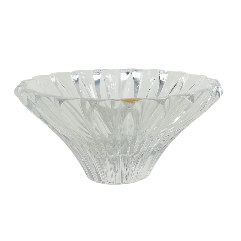 Bowl, transparent glass, Riihimäen Lasi, Finland, 1970s.