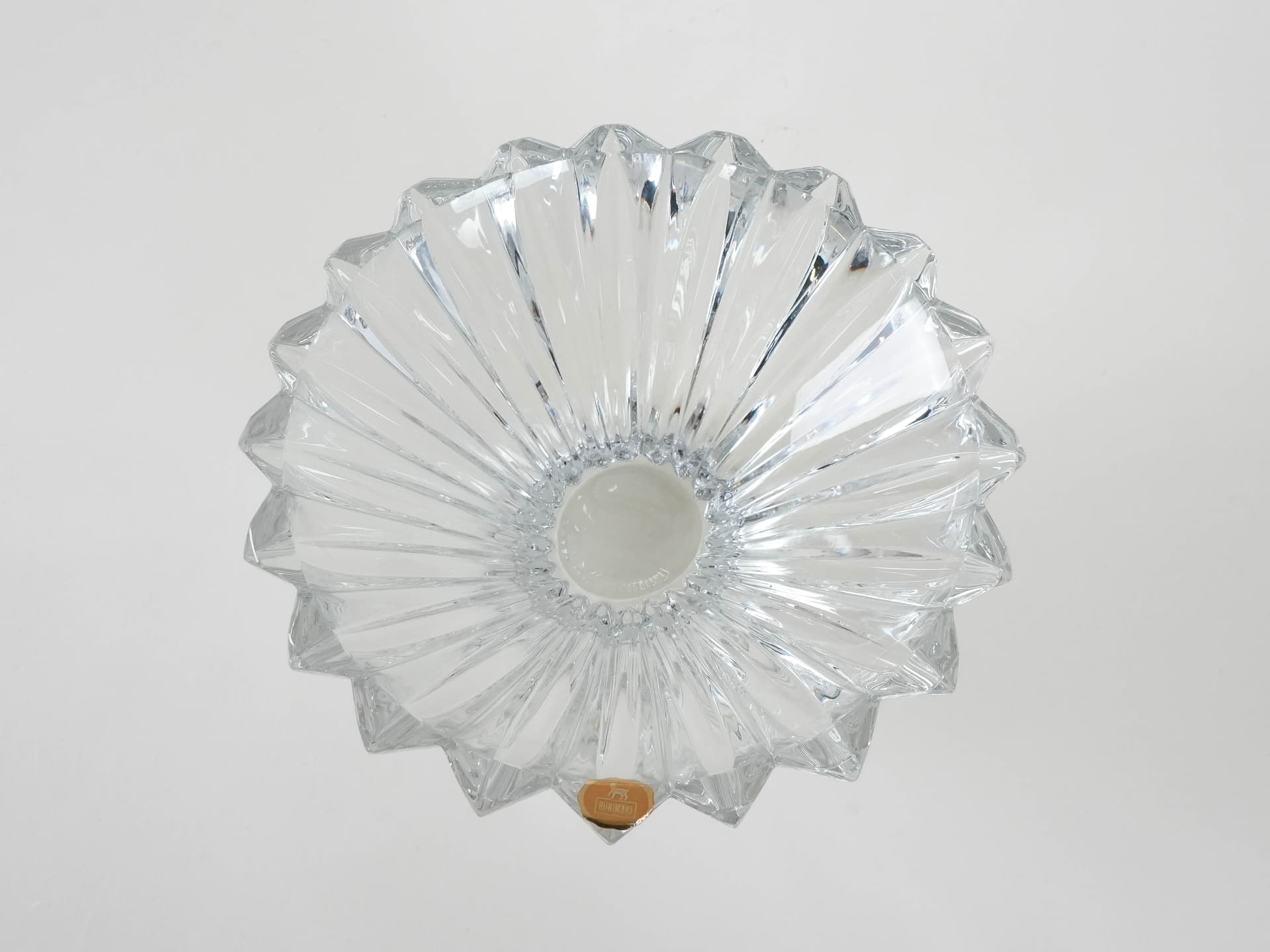 Bowl, transparent glass, Riihimäen Lasi, Finland, 1970s. - 173213