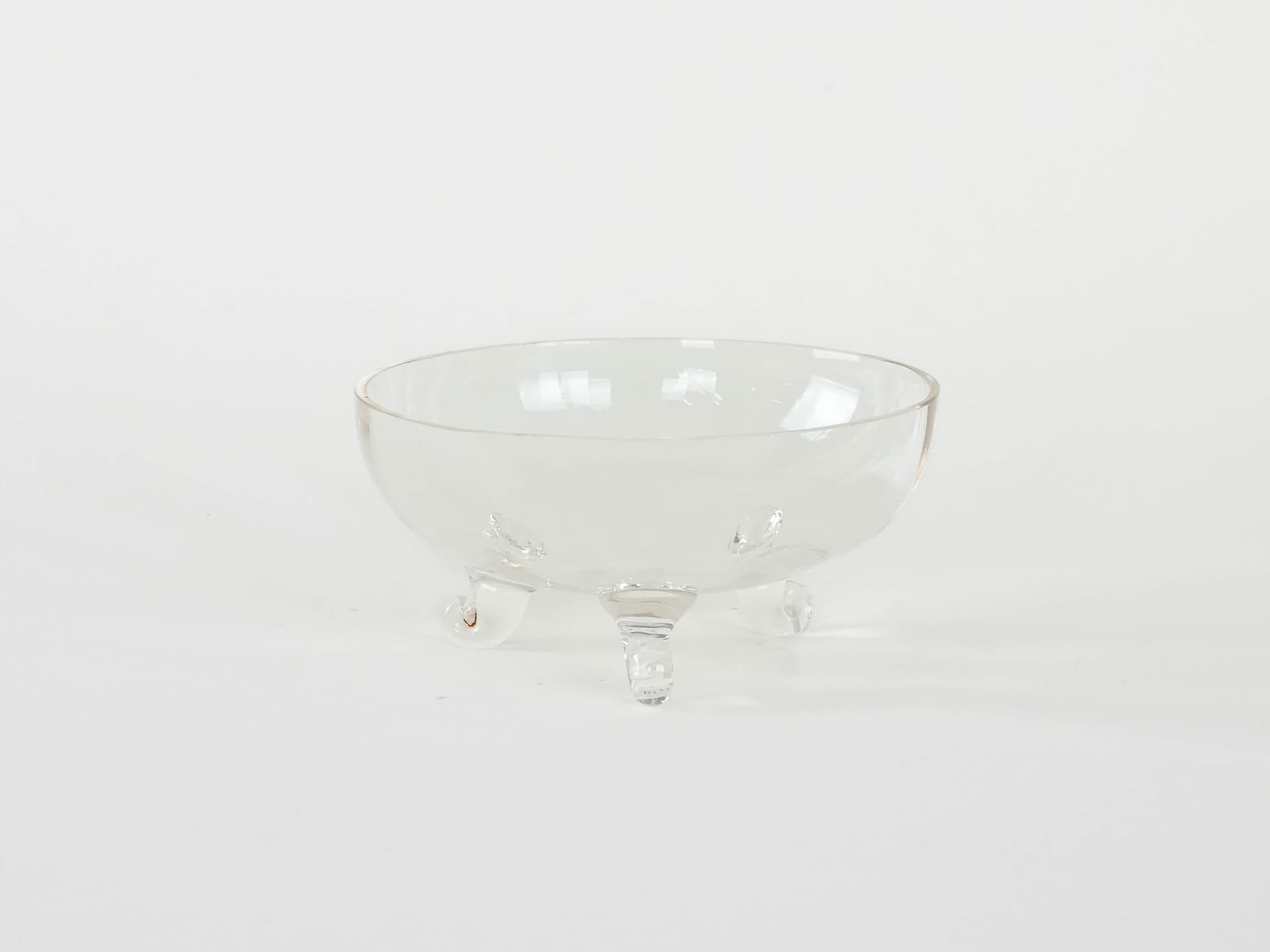 Bowl, transparent glass, Denmark, 1970s. - 173223