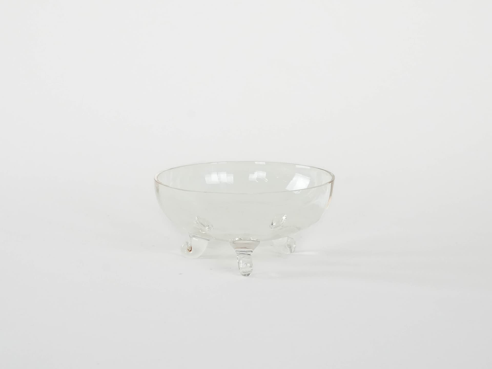 Bowl, transparent glass, Denmark, 1970s. - 173222