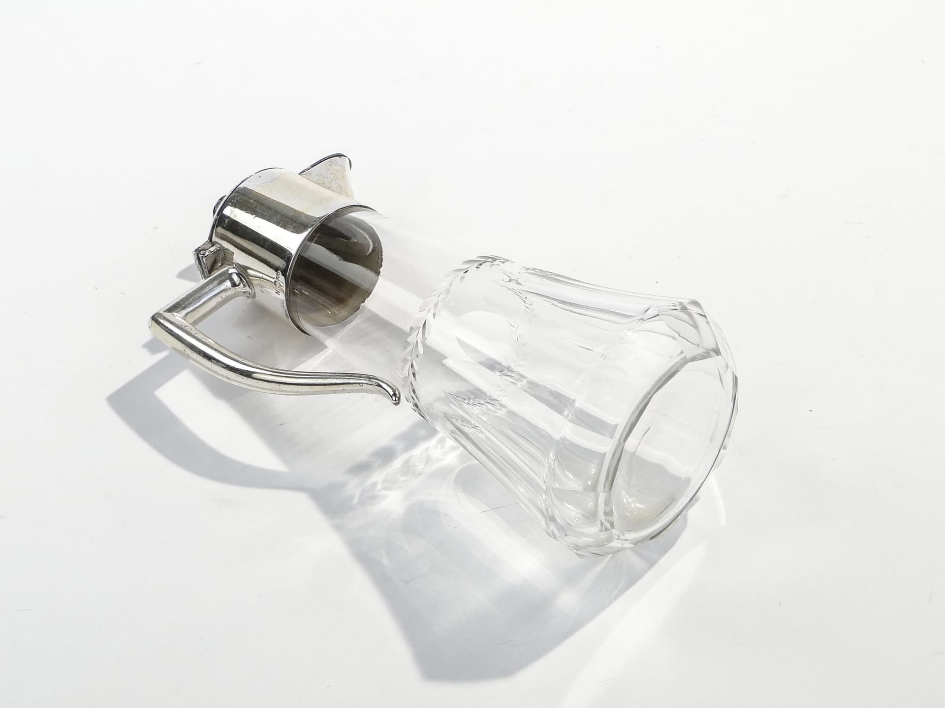 Art Nouveau Carafe, transparent, glass, WMF, Germany, 1890s - 173269