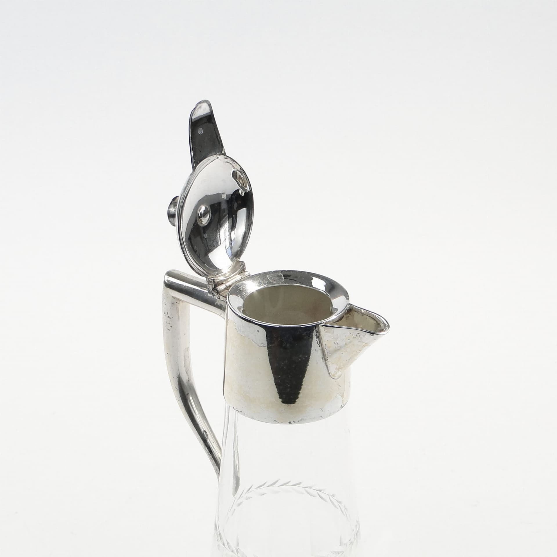 Art Nouveau Carafe, transparent, glass, WMF, Germany, 1890s - 173267