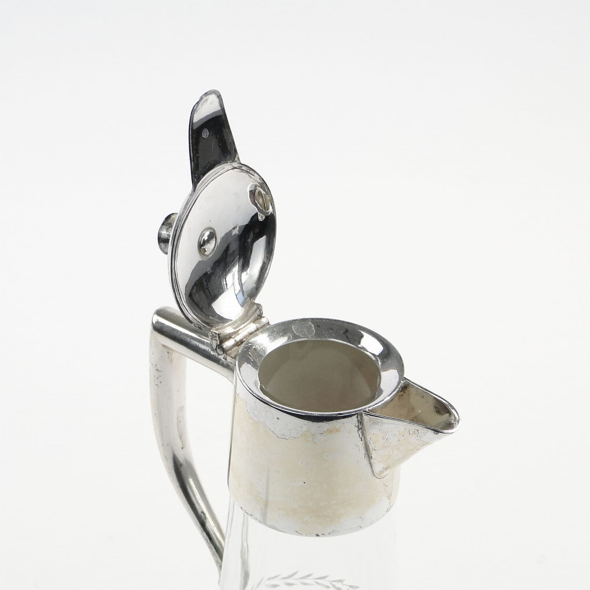 Art Nouveau Carafe, transparent, glass, WMF, Germany, 1890s - 173268