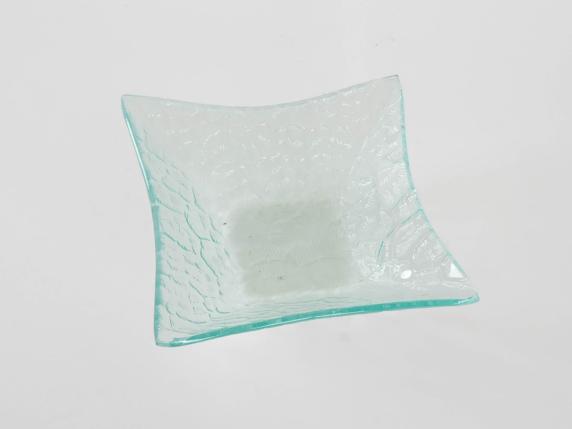 Bowl, turquoise glass, Denmark, 1970s. - 173298