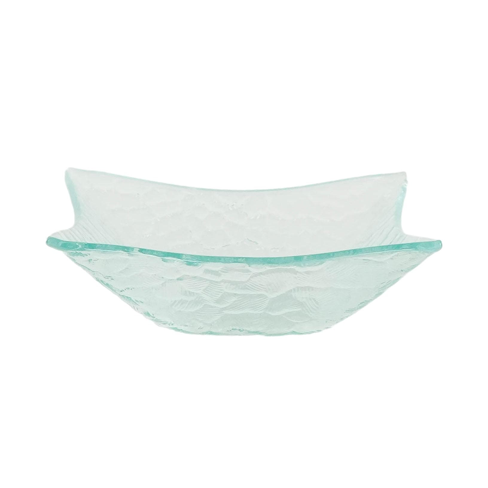 Bowl, turquoise glass, Denmark, 1970s.