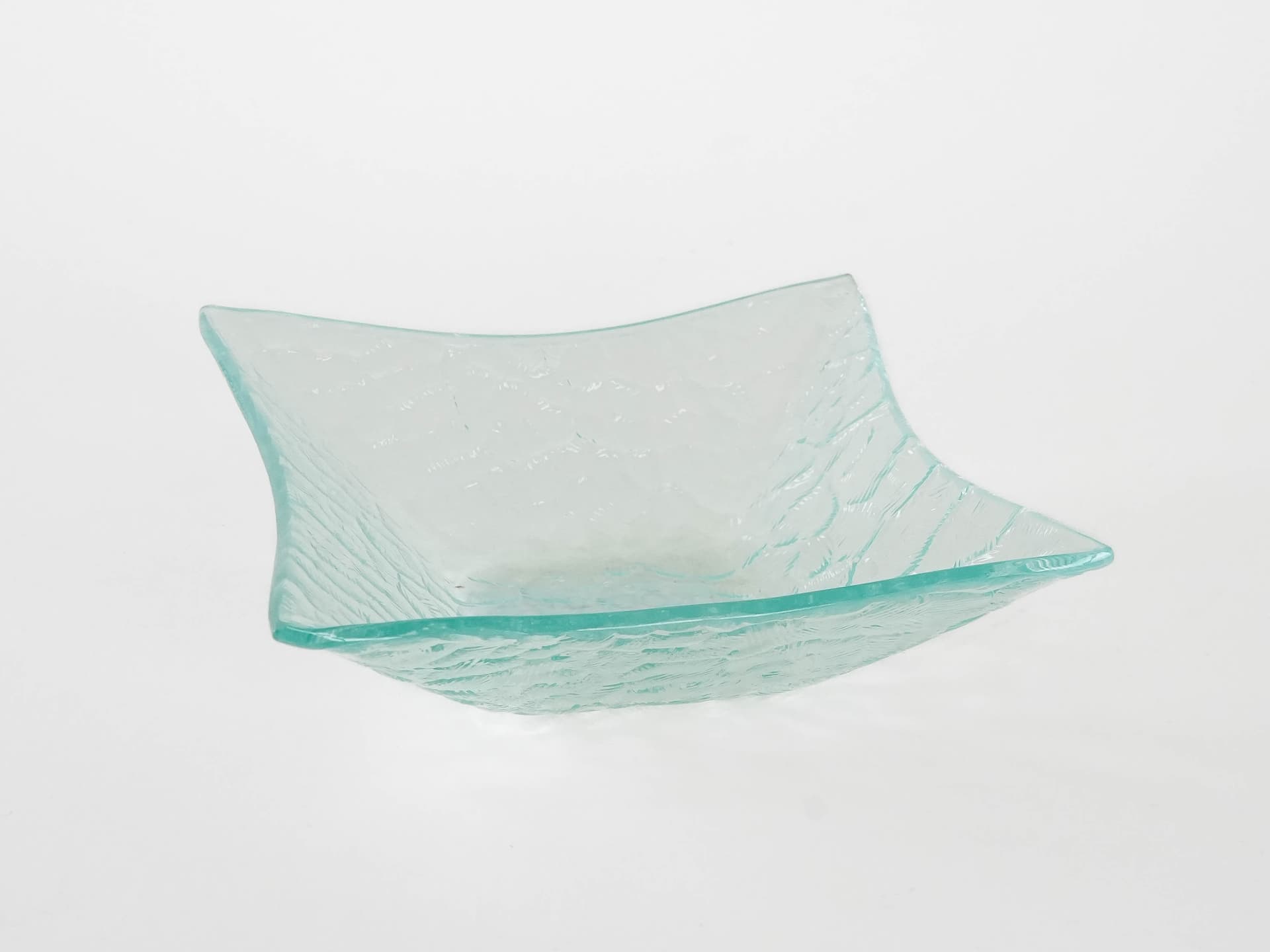 Bowl, turquoise glass, Denmark, 1970s. - 173299