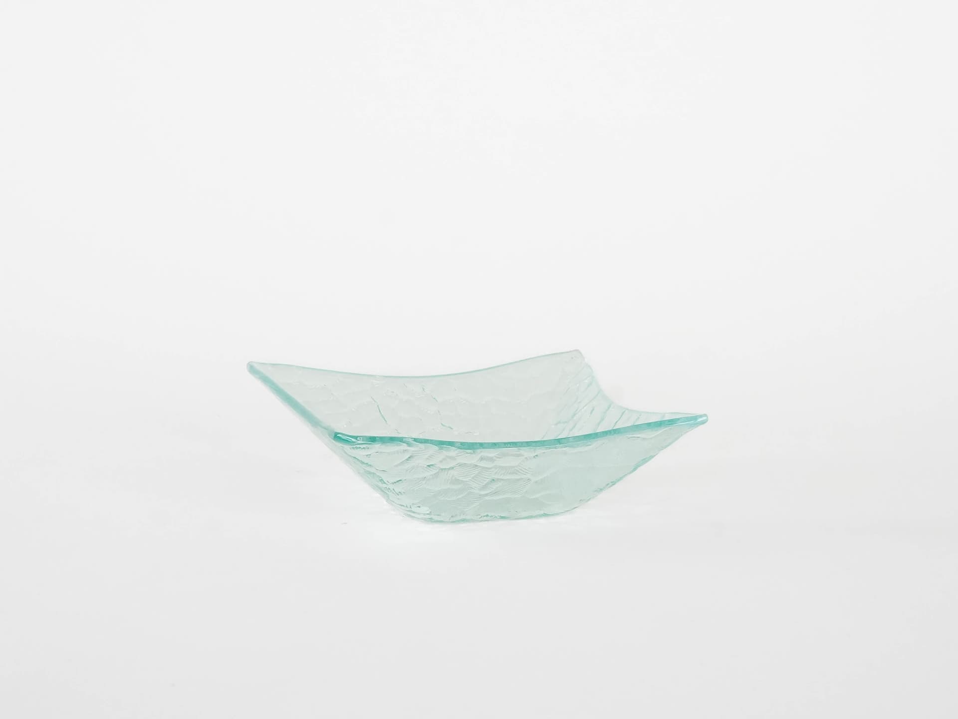 Bowl, turquoise glass, Denmark, 1970s. - 173297