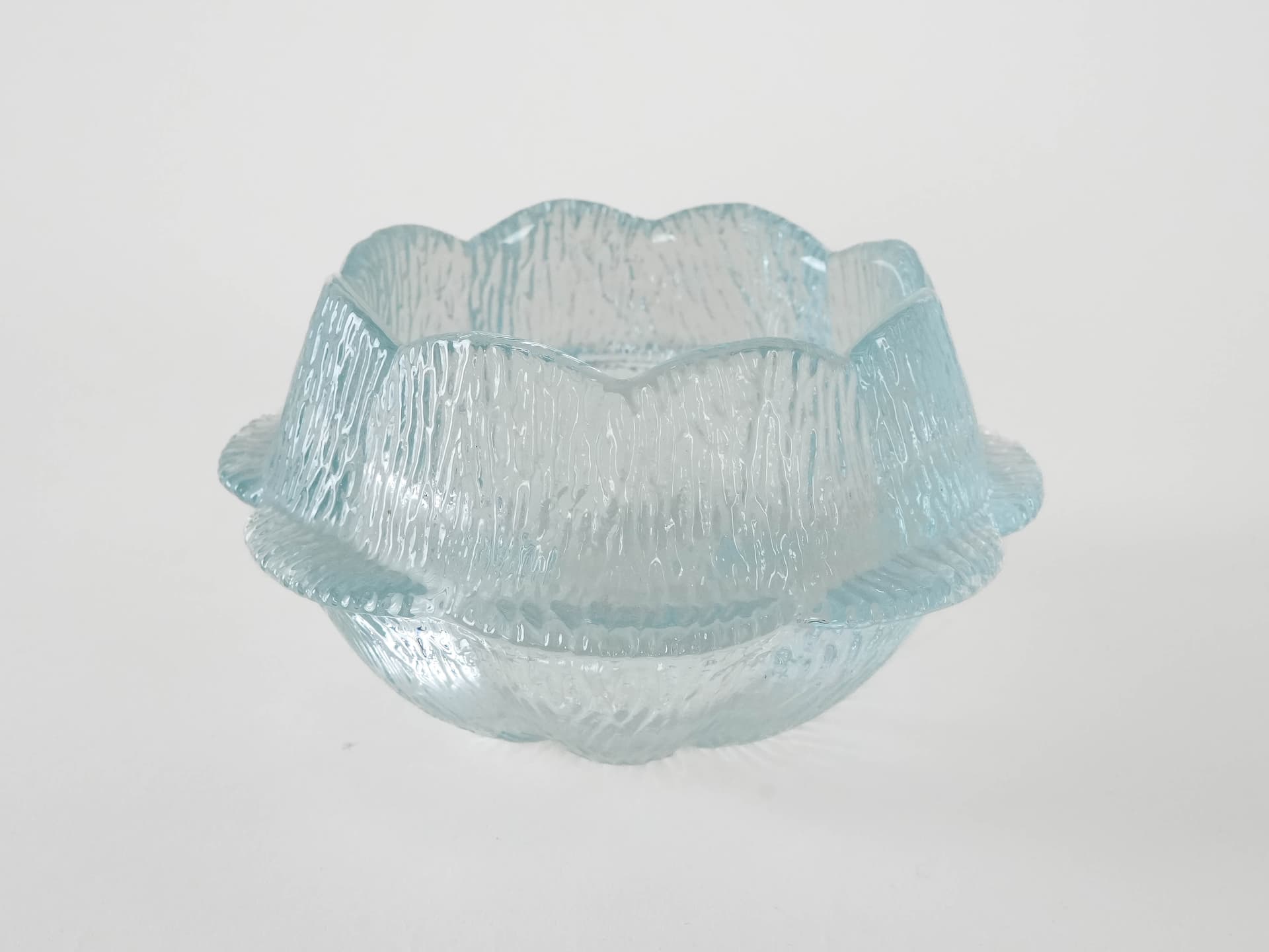 Bowl, transparent glass, by S. Werner, Holmegaard, Denmark, 1980s. - 173362