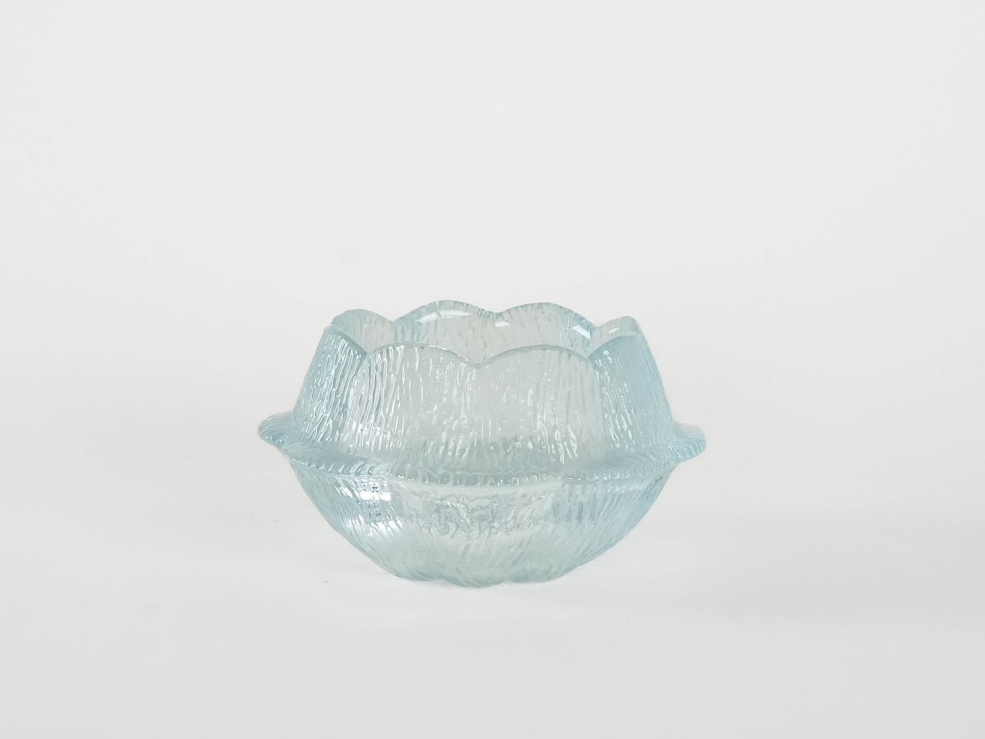 Bowl, transparent glass, by S. Werner, Holmegaard, Denmark, 1980s. - 173359