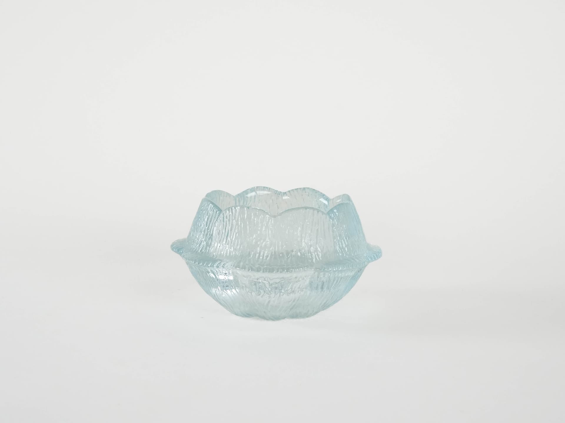 Bowl, transparent glass, by S. Werner, Holmegaard, Denmark, 1980s. - 173360