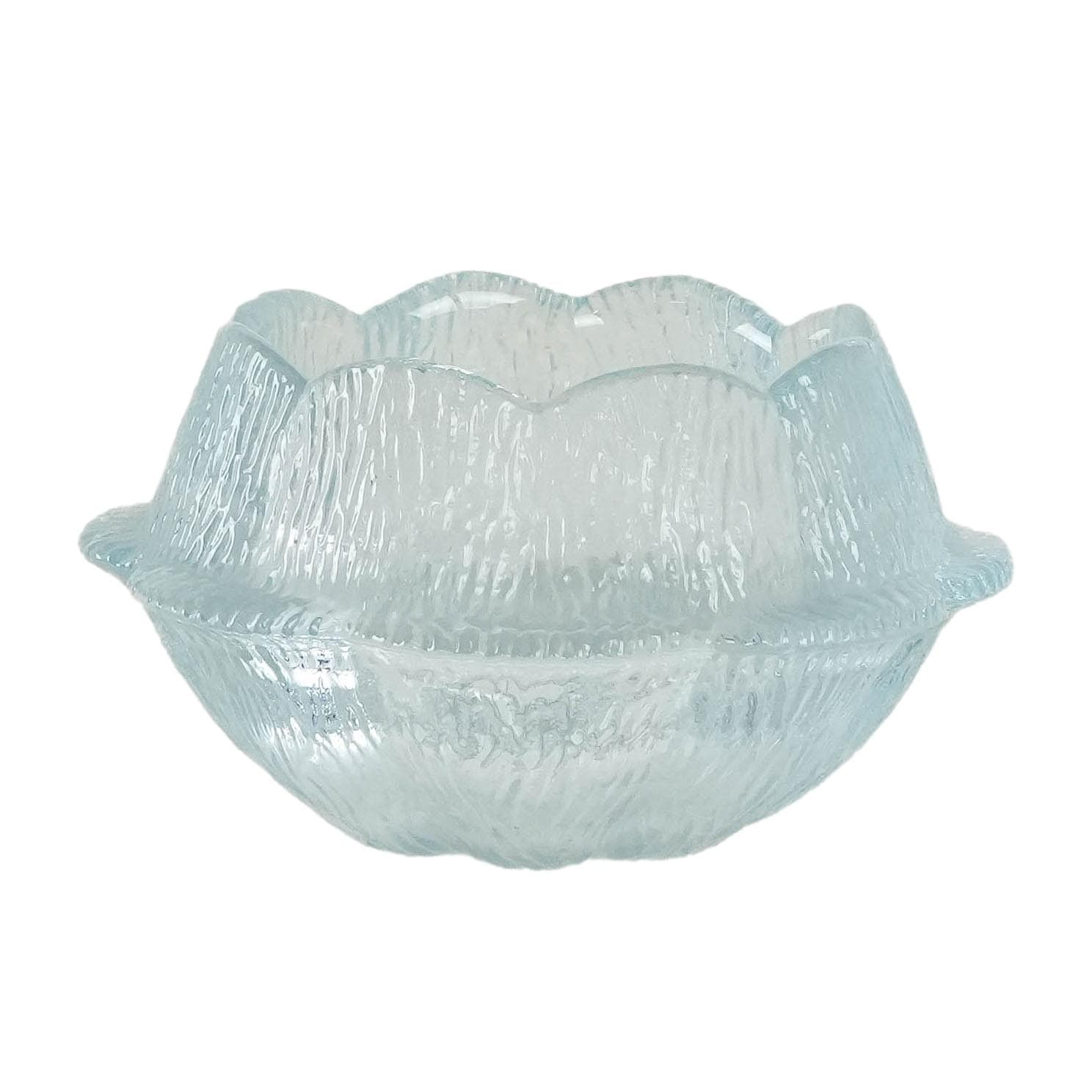 Bowl, transparent glass, by S. Werner, Holmegaard, Denmark, 1980s. - 173357