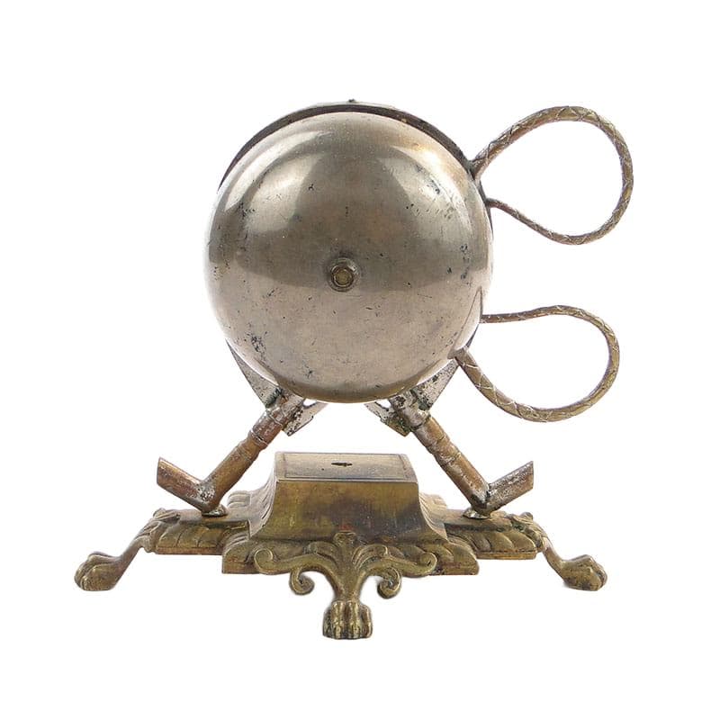 Desk Bell, Eclectic, silver, bronze, Austria, 19th c.