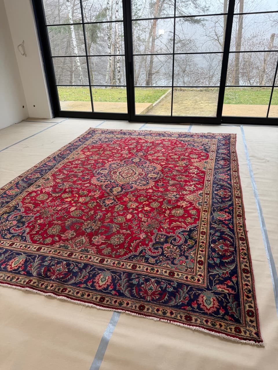 Rug Keshan 400x290 cm, red, wool, Iran - 173489