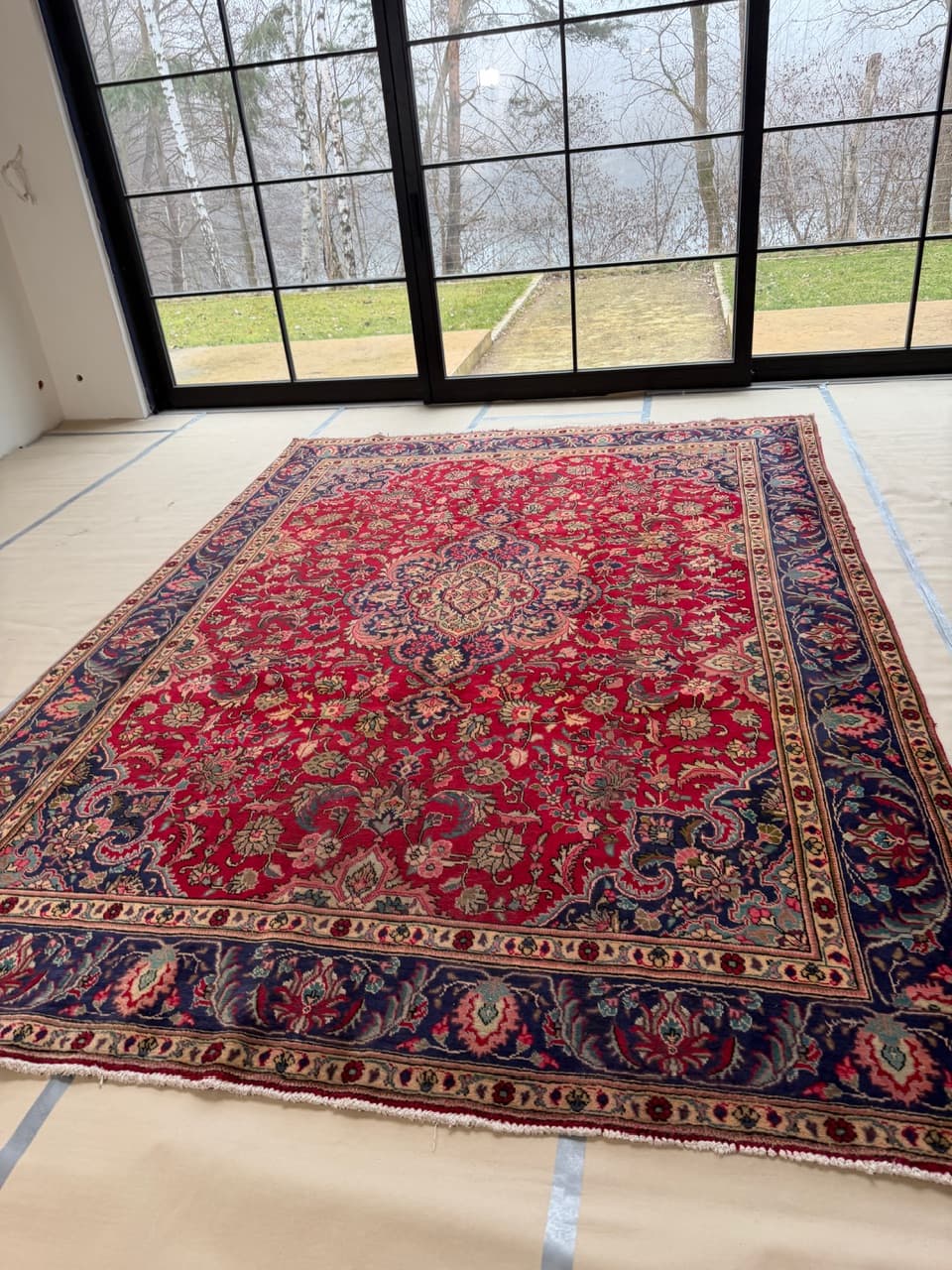 Rug Keshan 400x290 cm, red, wool, Iran - 173482