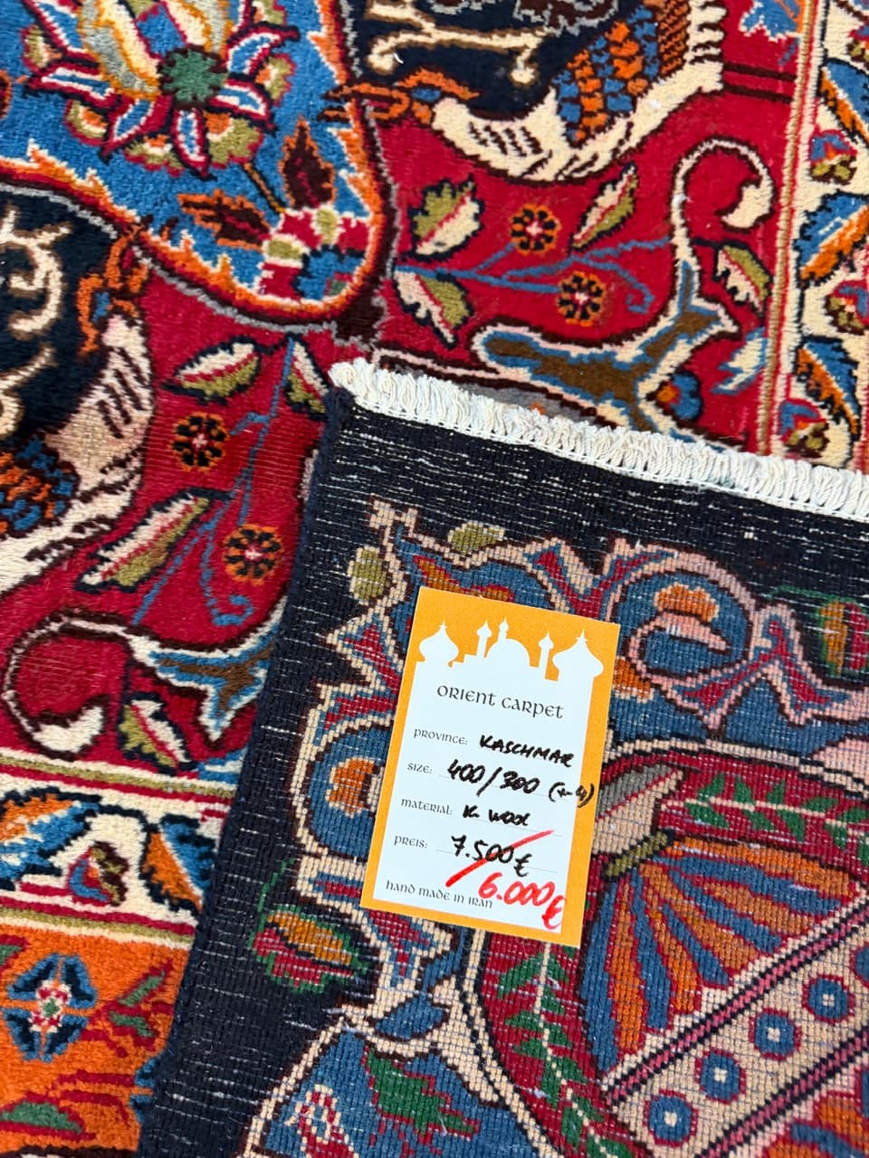 Dywan Perski R.Tkany kaszmirowy obrazowy Kaschmar Figural 400x300 - 173530